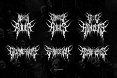 Darkpulse | Black Metal Font Product Image 5