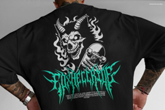 Darkpulse | Black Metal Font Product Image 7
