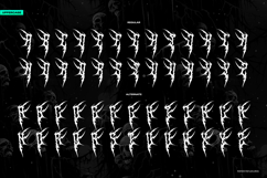 Darkpulse | Black Metal Font Product Image 11