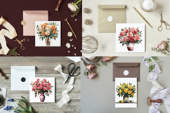 Rose Mega Bundle Clipart &amp; Seamless Pattern Collection Product Image 2