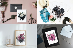 Rose Mega Bundle Clipart &amp; Seamless Pattern Collection Product Image 5