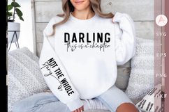 Darling This Is A Chapter Sleeve SVG Product Image 1