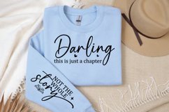 Darling this is just a chapter Sleeve SVG Product Image 2