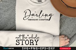 Darling This Is Just Sleeve SVG, Inspirational SVG Design Product Image 1