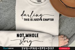 Darling This Is Just Sleeve SVG, Positivity SVG Design Product Image 1