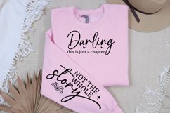 Darling this is just a chapter Sleeve SVG Product Image 3