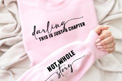 Darling This Is Just Sleeve SVG, Positivity SVG Design Product Image 2