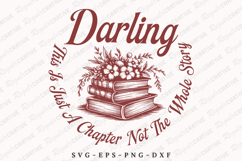 Darling This Is Just A Chapter T-Shirt SVG Design Product Image 1