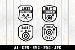 Darts championship logo, Eps file, Ai file, Png, Svg file Product Image 2