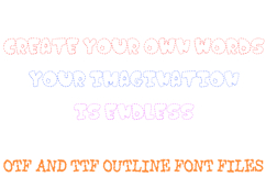 Dash Stitch Alphabet Lettering Font Embroidery ABC OTF Product Image 2