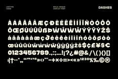 Dashes - Bold Font Product Image 11