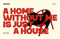 Dashes - Bold Font Product Image 5