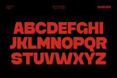 Dashes - Bold Font Product Image 7
