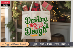 Dashing Through The Dough SVG | Christmas SVG | Holiday SVG Product Image 5