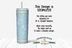 Dashing Through Snow Snowman Seamless 20 oz Tumbler Deign Product Image 2