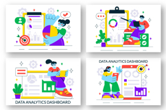 10 Data Analytics Dashboard Illustration Product Image 3