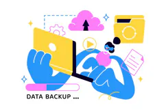 6 Data Backup Vector Illustration Product Image 3