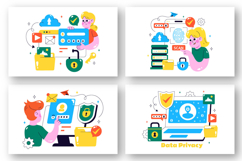 12 Data Privacy Illustration Product Image 3