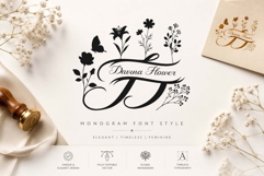 Wonderful Monogram Fonts &amp; Graphics Bundle Product Image 10