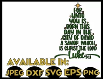 Faith svg DXF JPEG Silhouette Cricut Christmas Hope manger Product Image 2