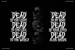 Dawn Ballad | Black Metal Font Product Image 4