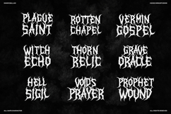 Dawn Ballad | Black Metal Font Product Image 6