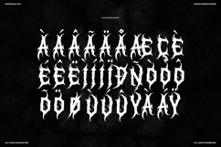 Dawn Ballad | Black Metal Font Product Image 11
