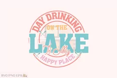 Lake SVG T-shirt Design, Lake PNG Product Image 1