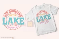 Lake SVG T-shirt Design, Lake PNG Product Image 2