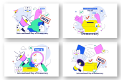 10 International Day of Democracy Illustration Product Image 3