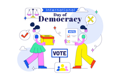 10 International Day of Democracy Illustration Product Image 4