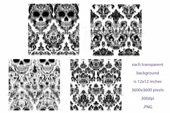 Day of the Dead Pattern, Day of the Dead Overlay Patterns s1 Product Image 2