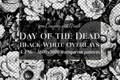 Day of the Dead Pattern, Day of the Dead Overlay Patterns 10 Product Image 1