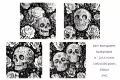 Day of the Dead Pattern, Day of the Dead Overlay Patterns 10 Product Image 2