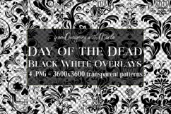 Day of the Dead Pattern, Day of the Dead Overlay Patterns s2 Product Image 1