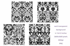 Day of the Dead Pattern, Day of the Dead Overlay Patterns s2 Product Image 2