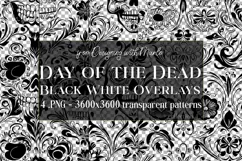 Day of the Dead Pattern, Day of the Dead Overlay Patterns s4 Product Image 1