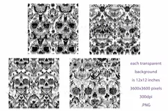 Day of the Dead Pattern, Day of the Dead Overlay Patterns s4 Product Image 2