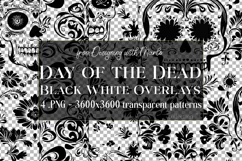 Day of the Dead Pattern, Day of the Dead Overlay Patterns s7 Product Image 1