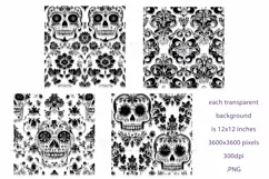 Day of the Dead Pattern, Day of the Dead Overlay Patterns s7 Product Image 2