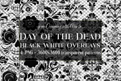 Day of the Dead Pattern, Day of the Dead Overlay Patterns s8 Product Image 1