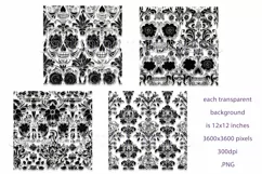 Day of the Dead Pattern, Day of the Dead Overlay Patterns s8 Product Image 2