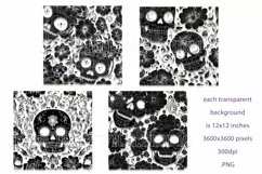 Day of the Dead Pattern, Day of the Dead Overlay Patterns s9 Product Image 2