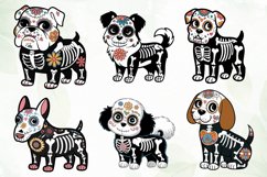 Day Of The Dead Dog Sublimation Clipart Product Image 4