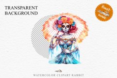 Day Of The Dead Halloween Mexican Clipart PNG Scrapbooking Fairy Tale Art Image Watercolor Transparent Print illustration sublimation creepy printable digital watercolor day of the dead, spooky clipart, mexican holiday, Creepy halloween decoration art