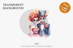 Day Of The Dead Halloween Mexican Clipart PNG Scrapbooking Fairy Tale Art Image Watercolor Transparent Print illustration sublimation creepy printable digital watercolor day of the dead, spooky clipart, mexican holiday, Creepy halloween decoration art