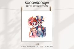 Day Of The Dead Halloween Mexican Clipart PNG Scrapbooking Fairy Tale Art Image Watercolor Transparent Print illustration sublimation creepy printable digital watercolor day of the dead, spooky clipart, mexican holiday, Creepy halloween decoration art