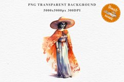 Day Of The Dead Halloween Mexican Clipart PNG Scrapbooking Fairy Tale Art Image Watercolor Transparent Print illustration sublimation creepy printable digital watercolor day of the dead, spooky clipart, mexican holiday, Creepy halloween decoration art