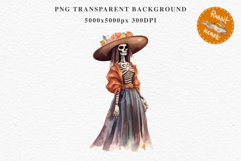 Day Of The Dead Halloween Mexican Clipart PNG Scrapbooking Fairy Tale Art Image Watercolor Transparent Print illustration sublimation creepy printable digital watercolor day of the dead, spooky clipart, mexican holiday, Creepy halloween decoration art
