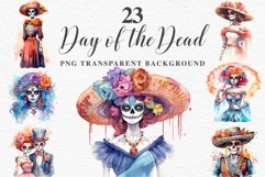 watercolor day of the dead, spooky clipart, mexican holiday, Creepy halloween decoration art Day Of The Dead Halloween Mexican Clipart PNG Scrapbooking Fairy Tale Art Image Watercolor Transparent Print illustration sublimation creepy printable digital